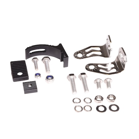 Trailfx LIGHTING MOUNTING KIT Replacement Mounting Hardware Kit For  Chrome Reflector LED Light Bars HRDWRKT4